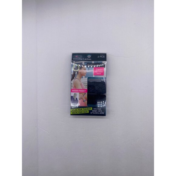 Scunci Everyday & Active Fashionably Fit 2 in 1 hair +wrist band 20455-A - Picture 7 of 9